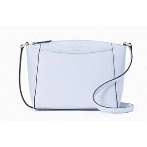 New Kate Spade Monica Pebbled Leather Crossbody Taro Milk